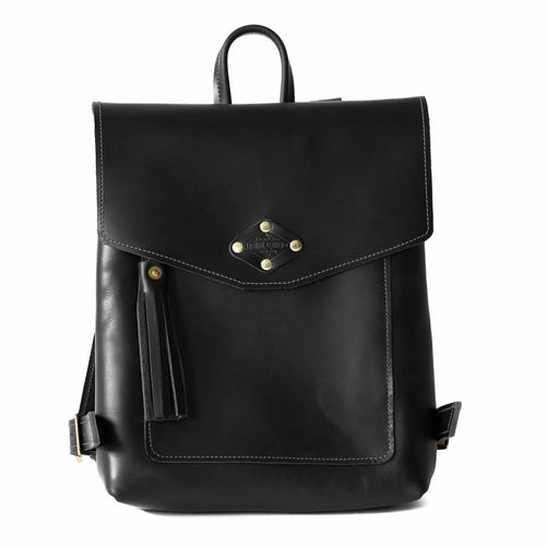 Full Grain Leather Rucksack, view 12